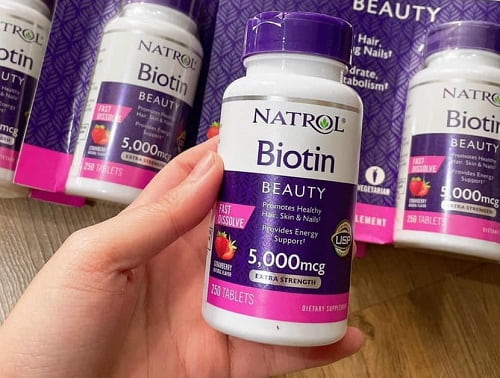 Viên ngậm Natrol Biotin 5000mcg cách dùng như thế nào?-2