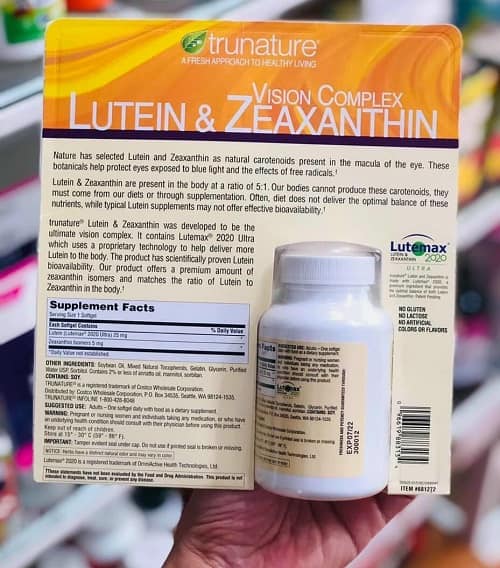 Viên uống Trunature Vision Complex Lutein & Zeaxanthin review-3