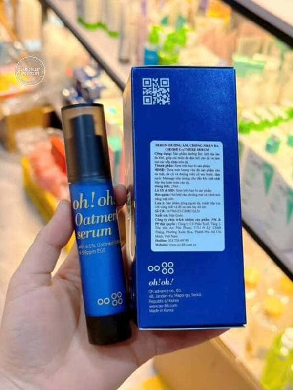 Giới thiệu tinh chất phục hồi da Oh! Oh! Oatmere Serum 25ml