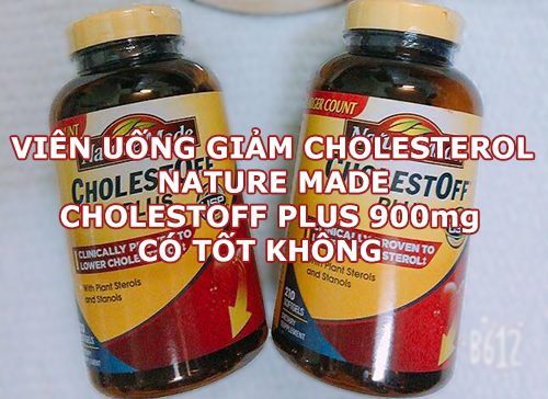 Viên uống giảm cholesterol Nature Made Cholest Off Plus 900mg có tốt không?