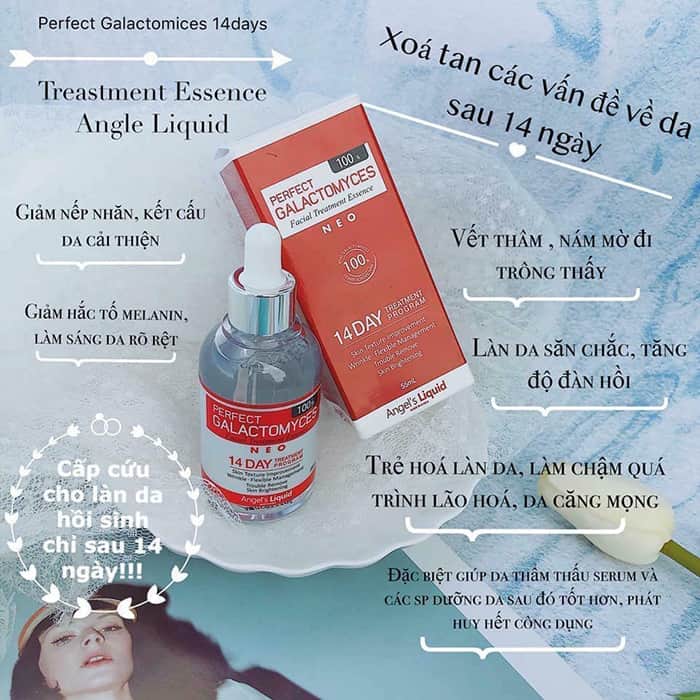 Tinh chất Angel’s Liquid Perfect Galactomyces 14 Days Treatment Essence 