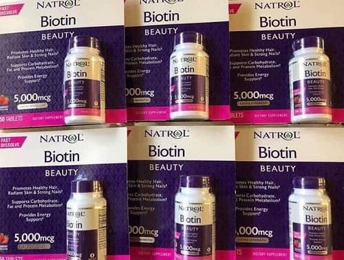 Viên ngậm Natrol Biotin Beauty 5000mcg review-1