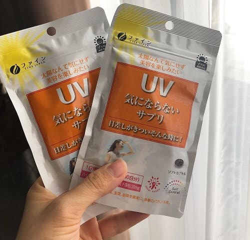 Viên uống chống nắng UV Fine Japan review-2