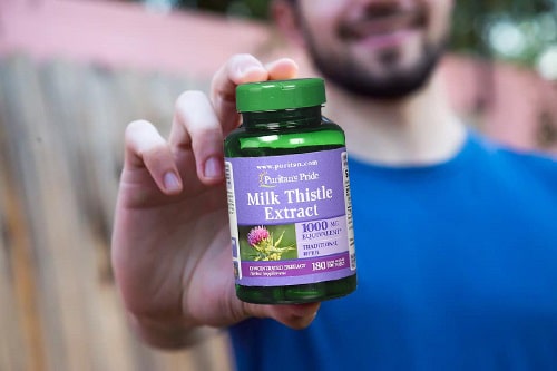 Thuốc giải độc gan Milk Thistle Extract review-5